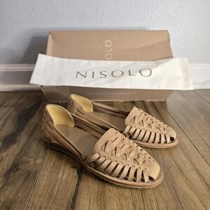 Nisolo Huaraches – Almond – Women's Size 5